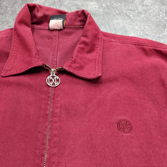 Cross Colours Crafted in South Central L.A Burgundy cotton oversize denim XL - Picture 11 of 12
